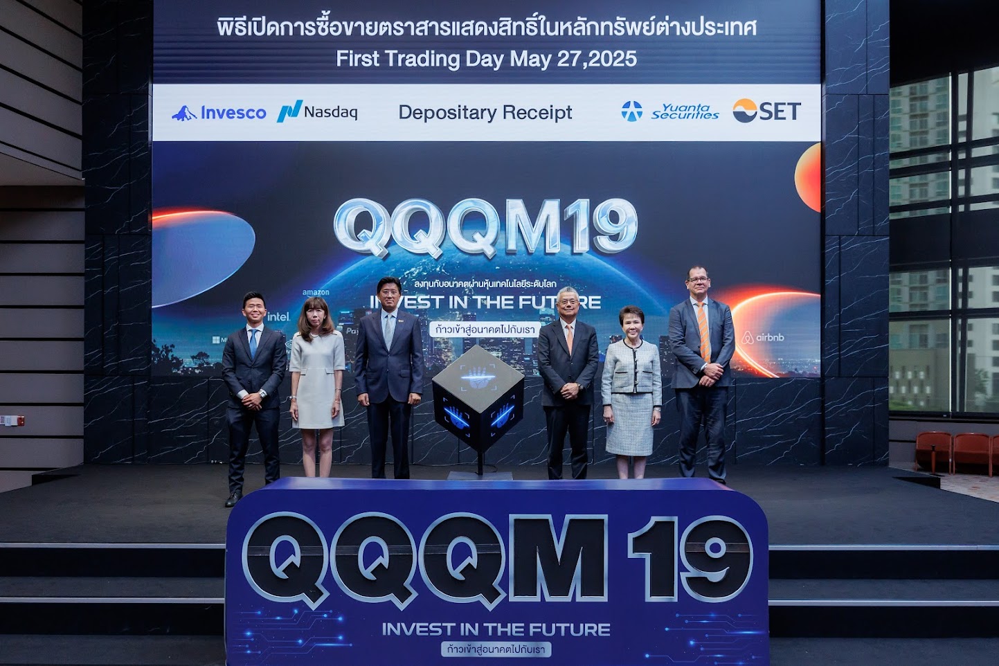 DR"QQQM19"อ้างอิงกองทุนETFหุ้นสหรัฐฯ   