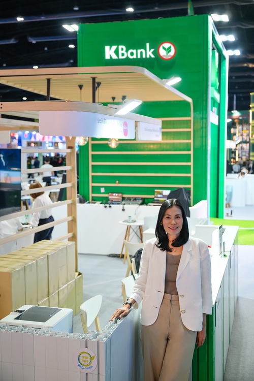 กสิกรไทย ริเริ่มโครงสร้างงานกิจกรรมทางการตลาด ใช้บูธตัวต่อรักษ์โลก   
